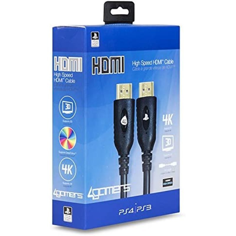 4GAMERS 4G-4183 High Speed HDMI Cable, Dual Format (PS4) img 1