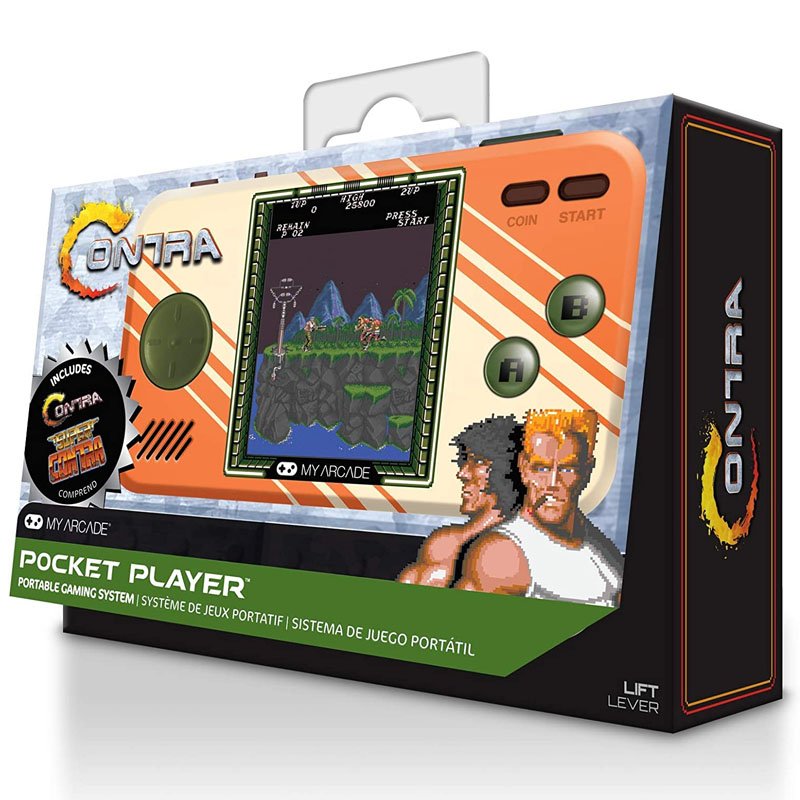 My Arcade Contra Pocket Player-2-In1