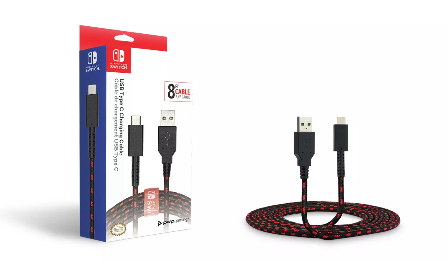 Charging cable for Switch 2.4m img 0
