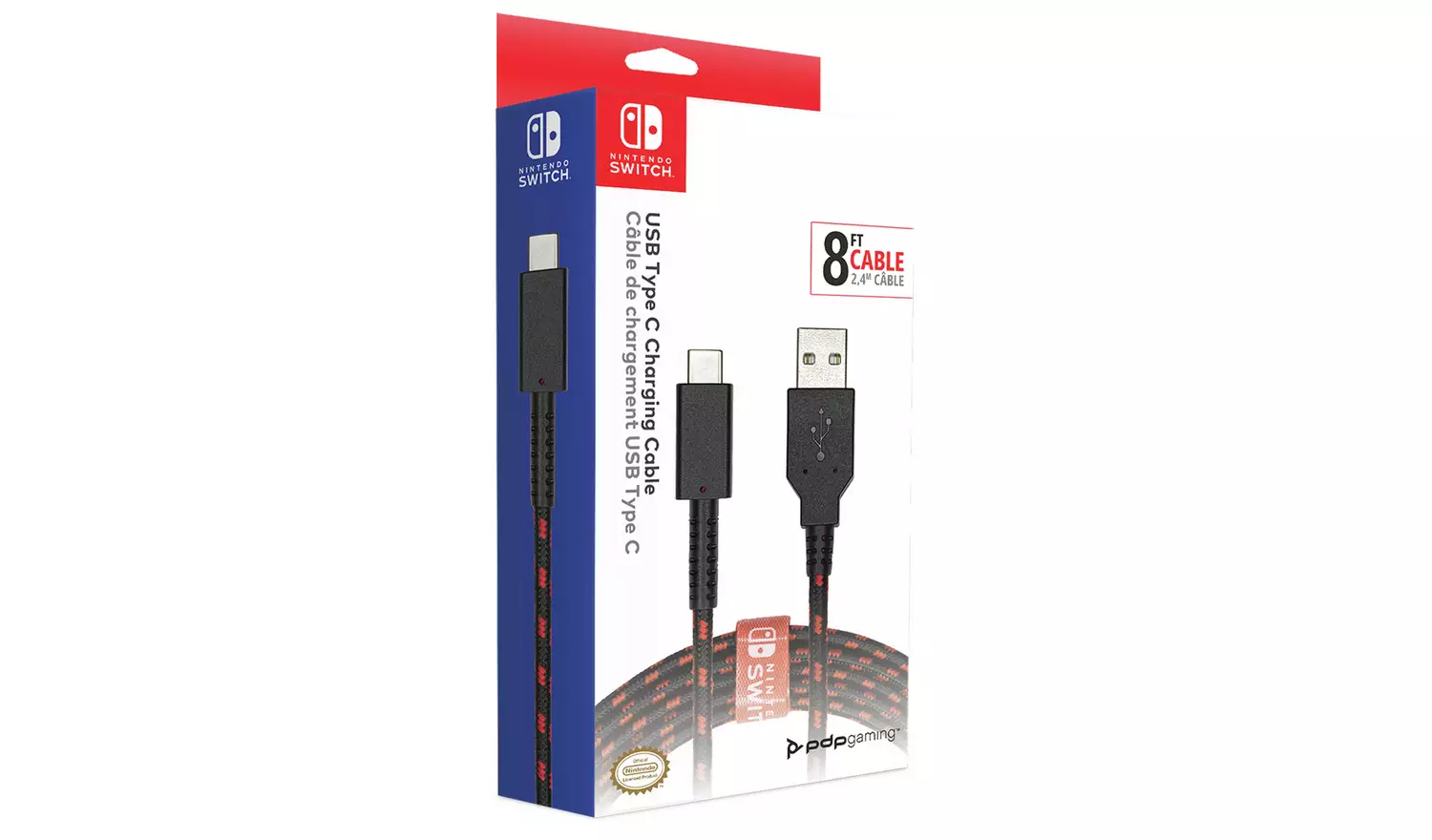 Charging cable for Switch 2.4m img 1