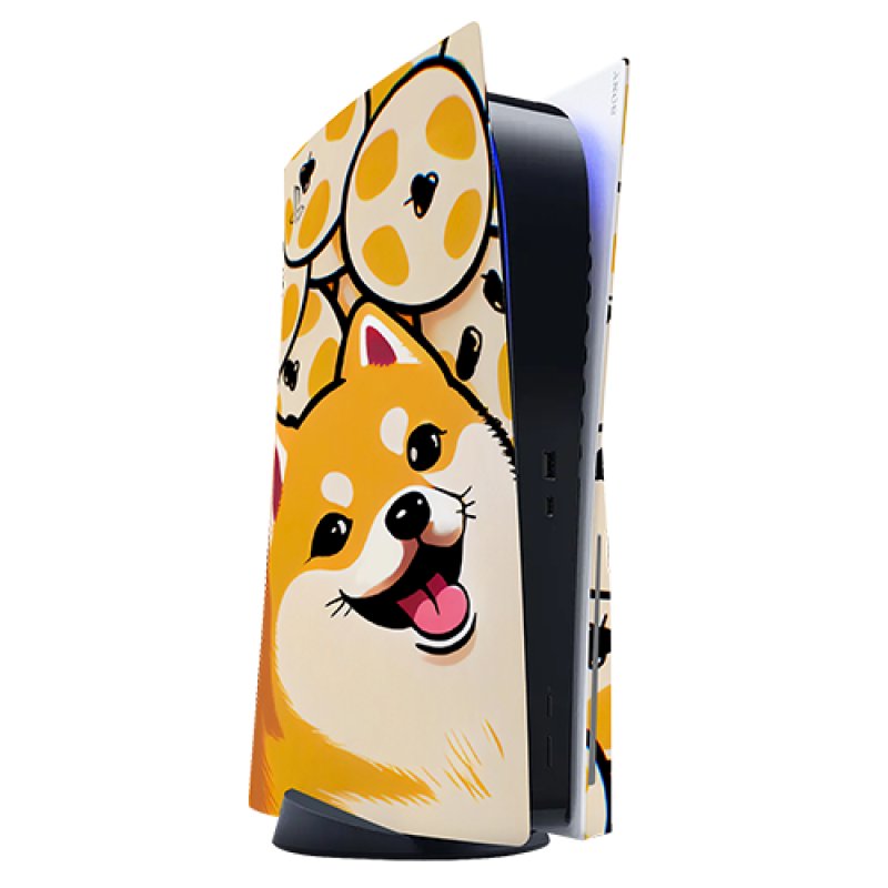  PS5 Doge Coin Face Plate...