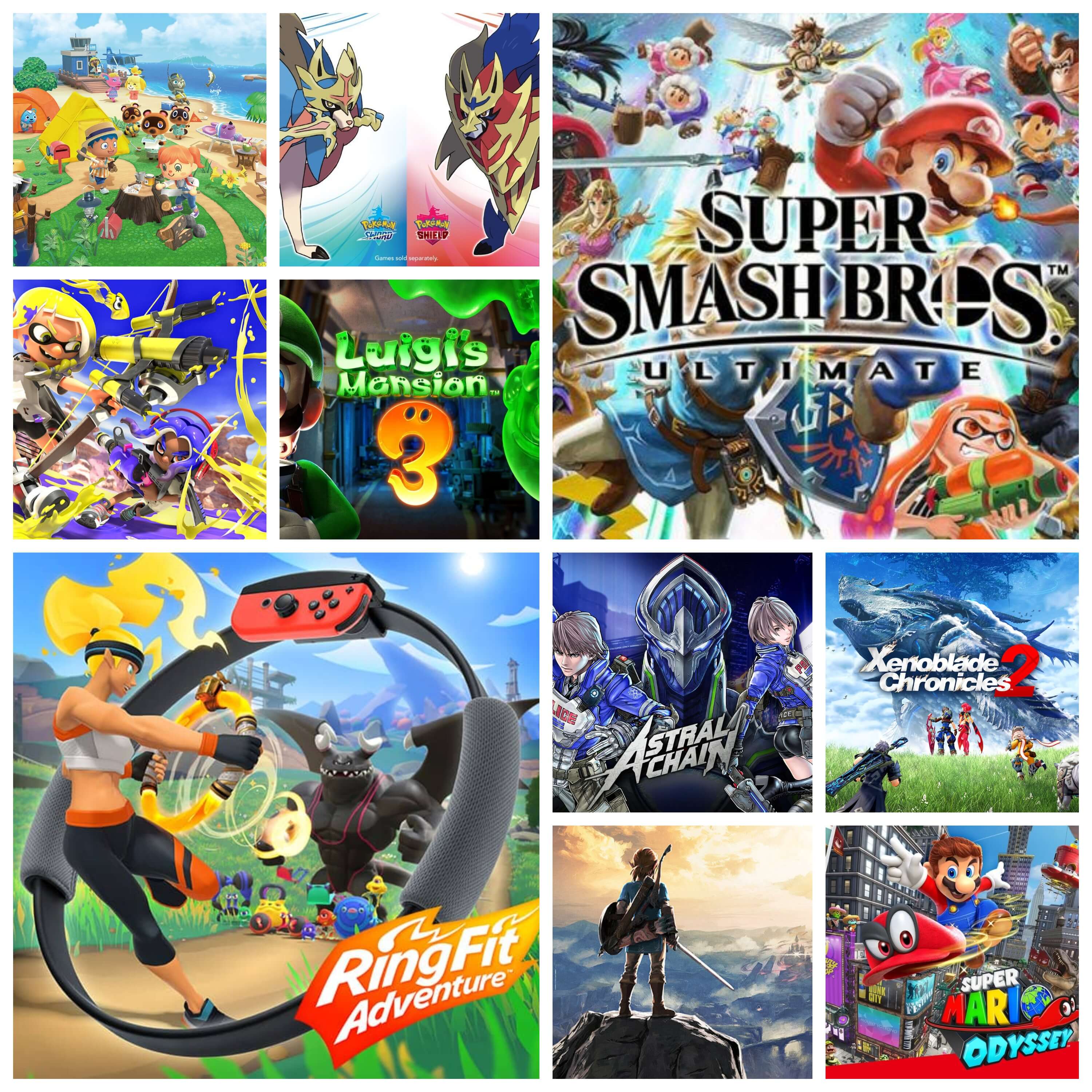 Exclusive Nintendo Switch Game List