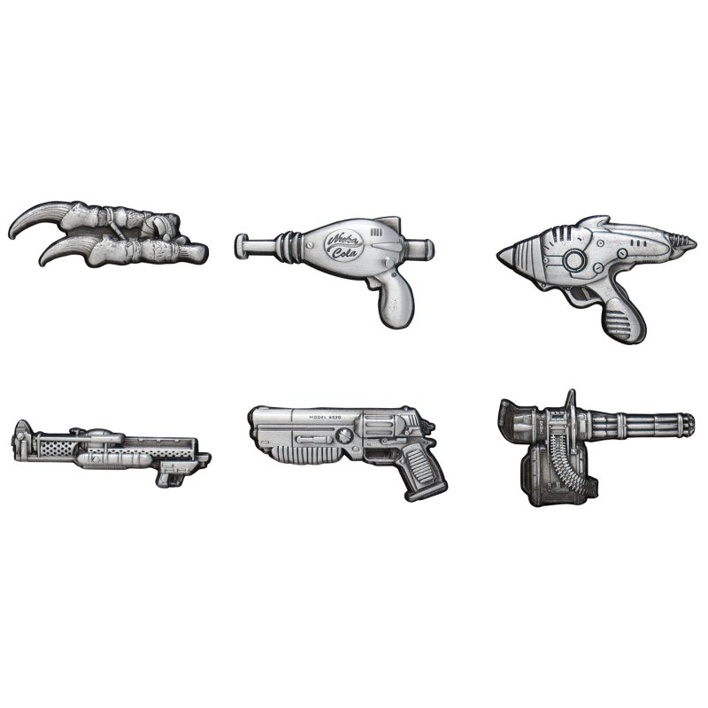 Fallout Weapons Limited Edition Pin Badge Set of Six img 0