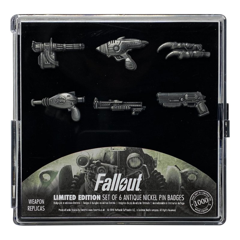Fallout Weapons Limited Edition Pin Badge Set of Six img 2