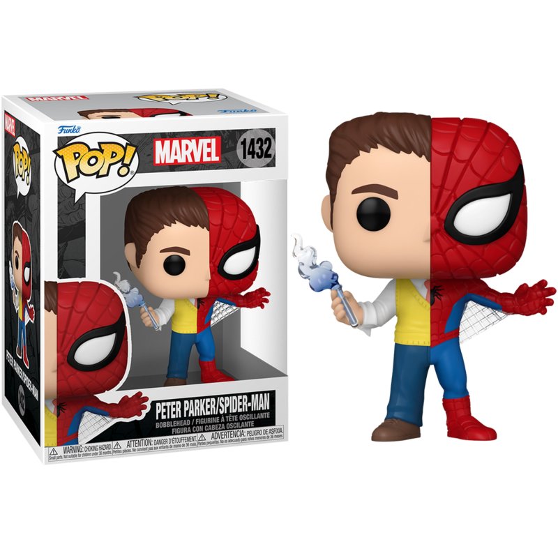 Pop Marvel Split - Spider/Parker?