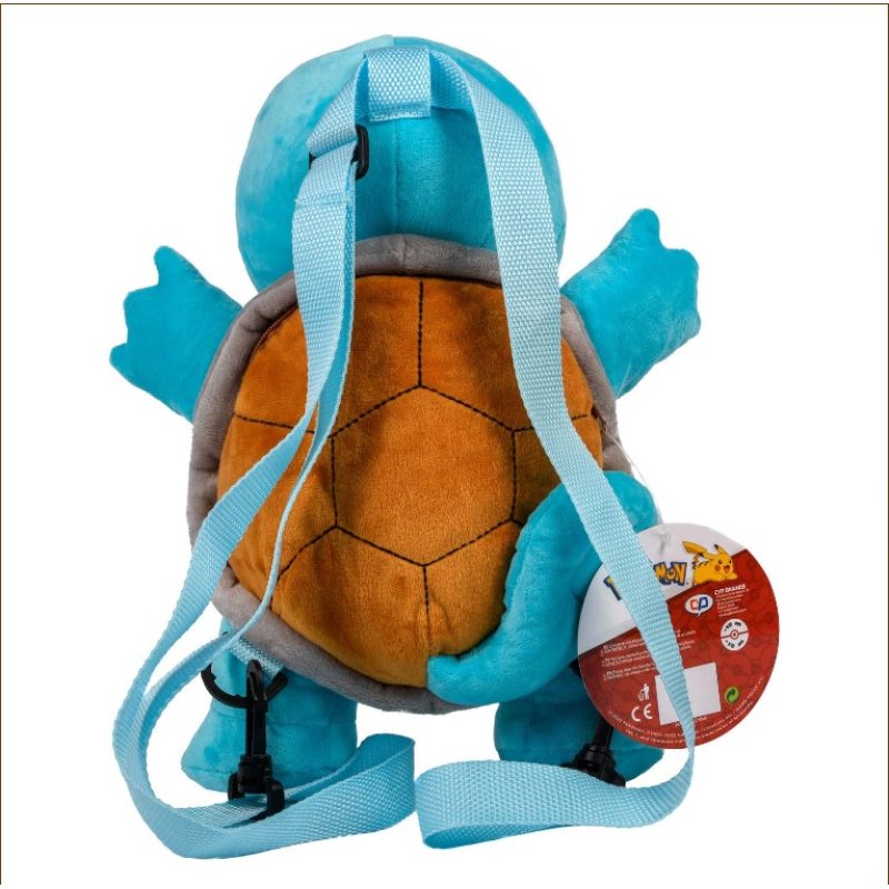 SQUIRTLE PLUSH BACKPACK 33 cm