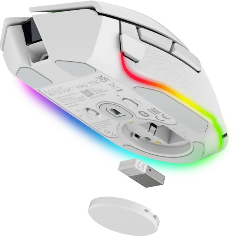 RAZER BASILISK V3 PRO 35K WIRELESS WHITE GAMING MOUSE