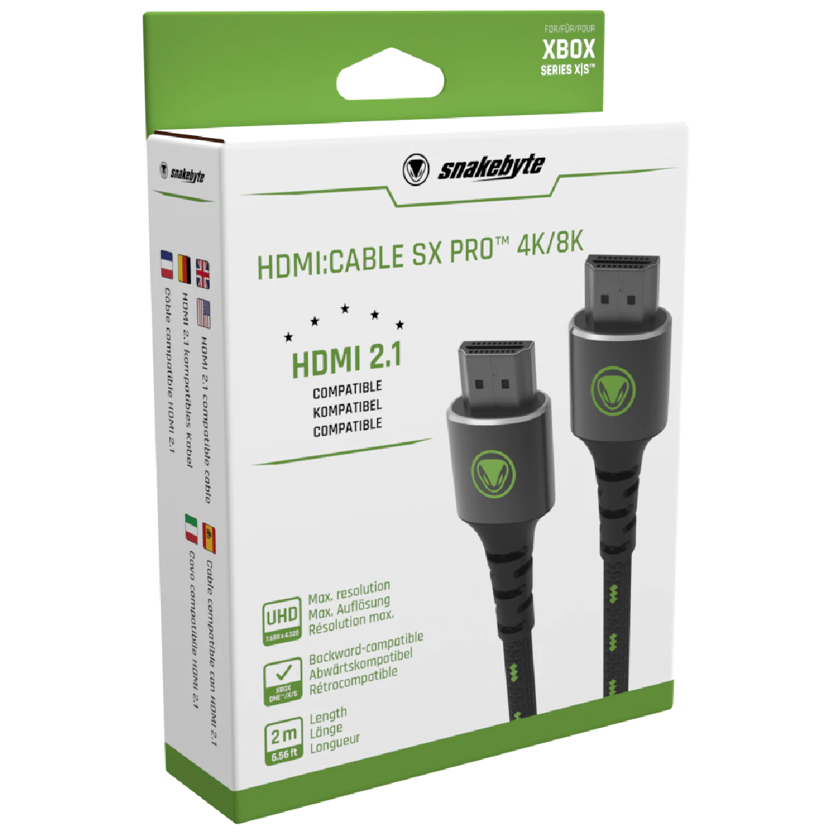 SNAKEBYTE XSX HDMI:CABLE SX PRO™ 8K (2M)