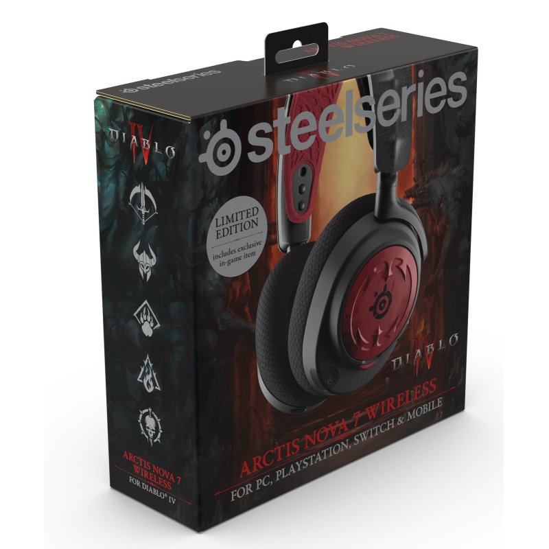 SteelSeries Arctis Nova 7 Wireless Gaming Headset (Diablo IV Edition)