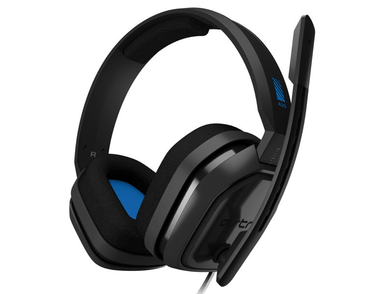 Astro A10 (A10G01) wired Grey/Blue Headset 3.5mm Jack
