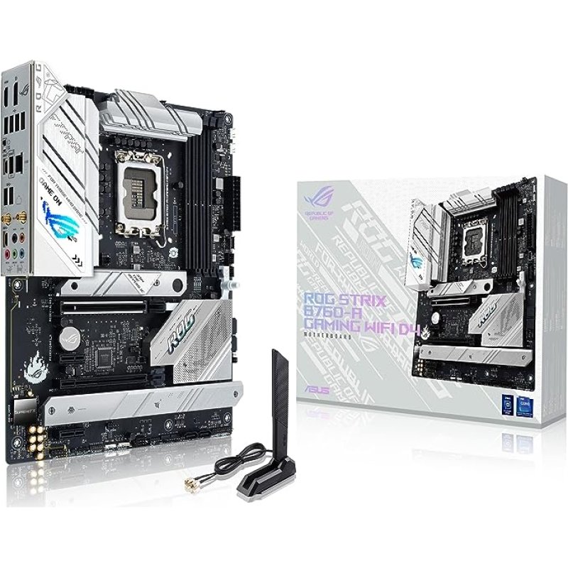 ASUS ROG Strix B760-A Gaming WiFi D4, LGA 1700, 4 x DIMM DDR4, 1 x Display Port, 1 X HDMI img 2