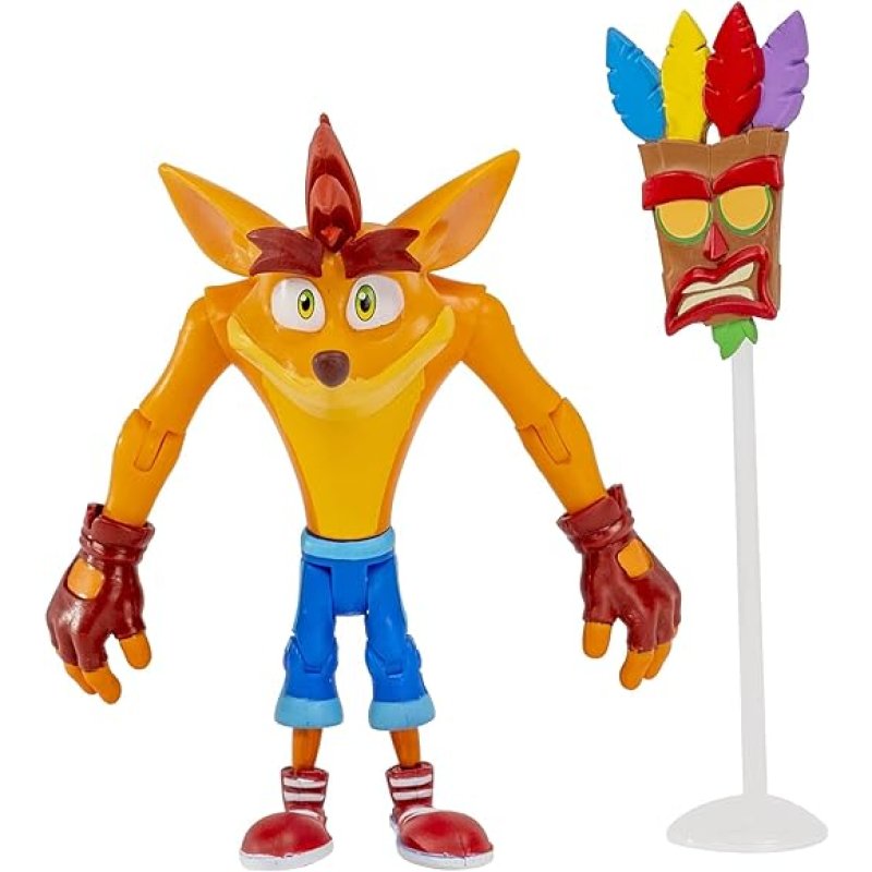 Crash Bandicoot Toy Figure , Multicolor