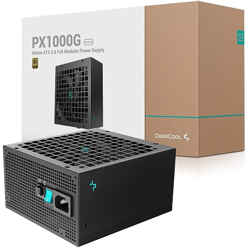 Deepcool PX1000G 1000 Watt, 80 Plus Gold /Cybenetics_Platinum, ATX 3.0 Fully Modular PSU/Power Supply for Gaming PC