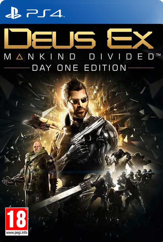 PS4 Deus Ex Mankind Divided - Steelbook Edition 