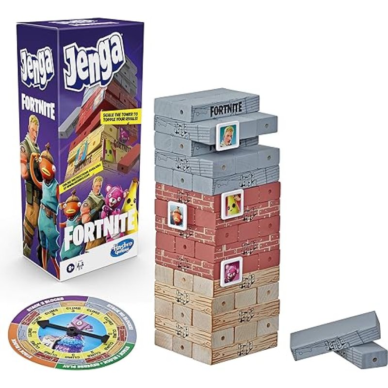 Fortnite Edition Game, Wooden Block Stacking Tower Game