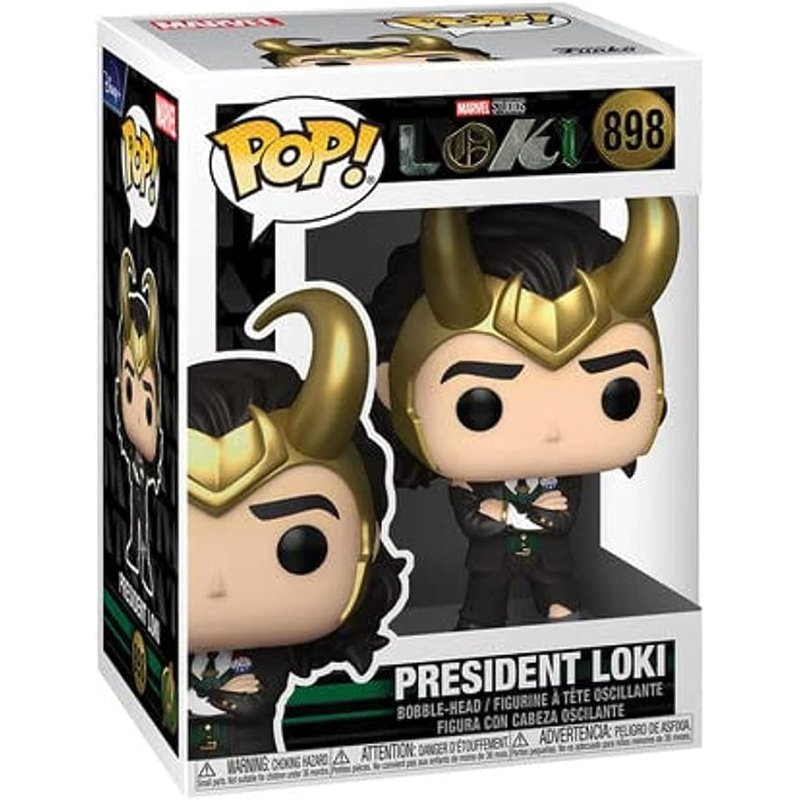 Funko 55743 Pop Marvel - Loki - President Loki