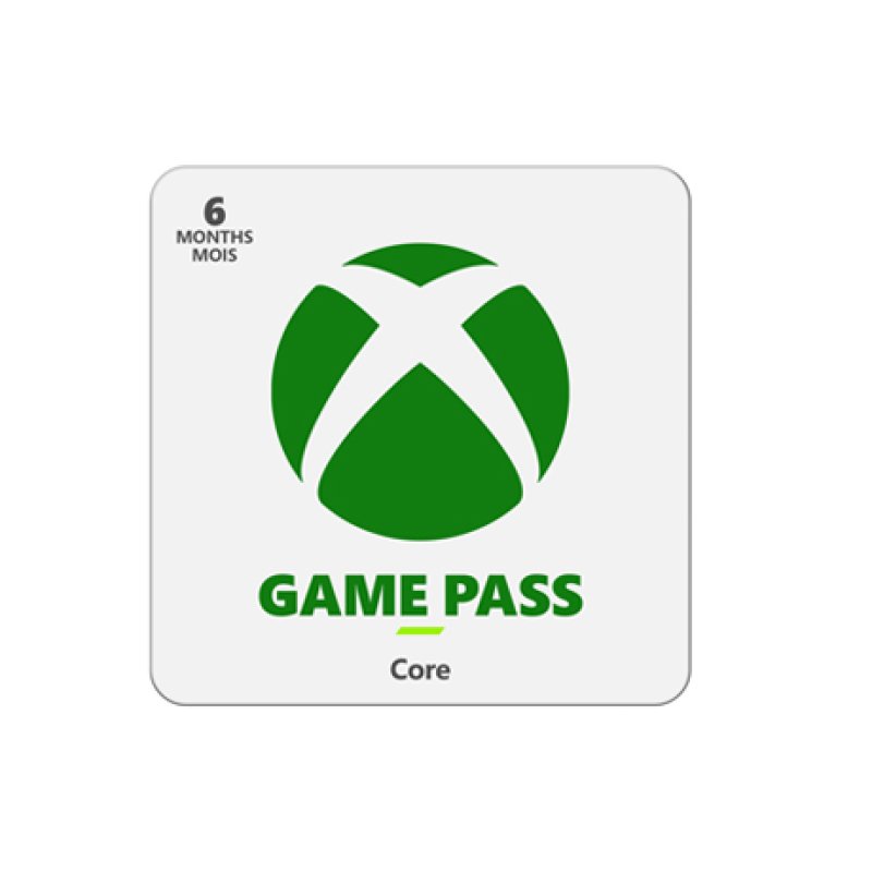 CAN Xbox Game Pass Core 6 Month Membership (Canada) 44.99 CAD