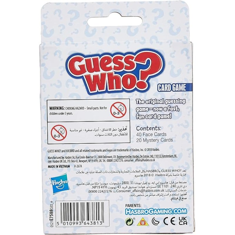 Guess Who? Card Game For Kids
