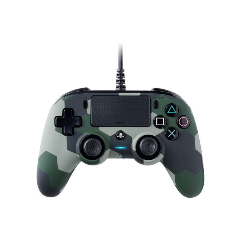 Nacon Official PS4 Wired Controller - Camo Green