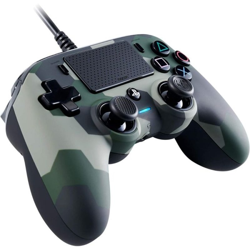 Nacon Official PS4 Wired Controller - Camo Green