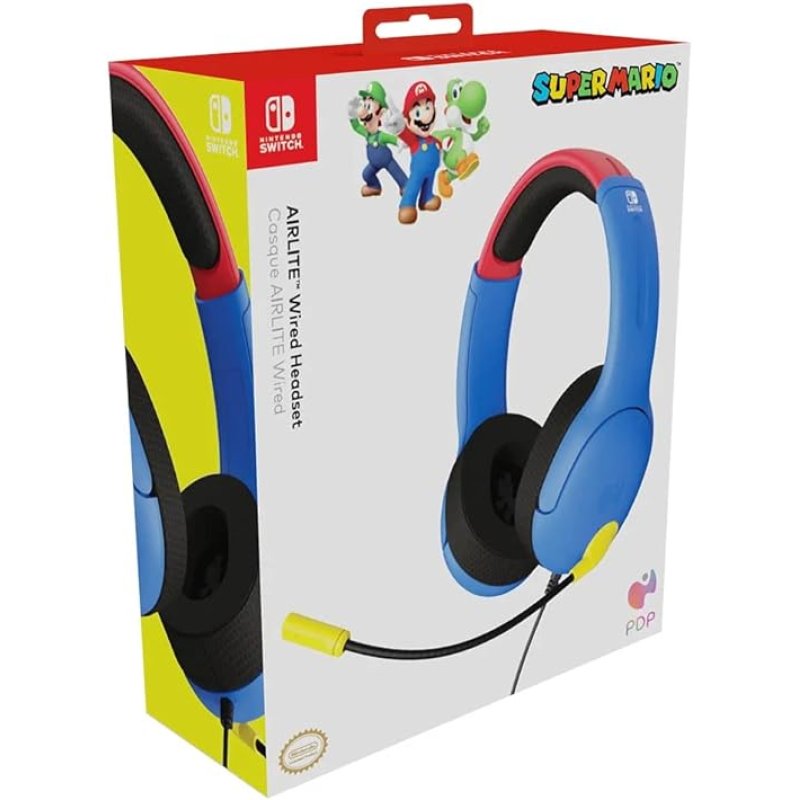PDP Gaming AIRLITE Stereo Headset with Mic for Nintendo Switch