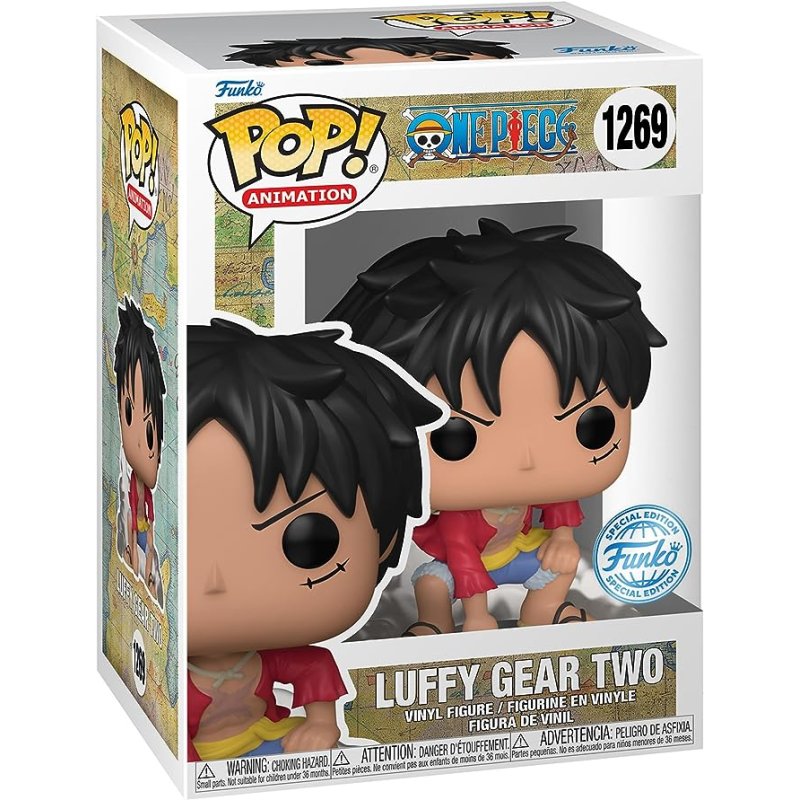 Funko Pop! Animation: One Piece - Luffy Gear Two w/chase (Exc) img 2