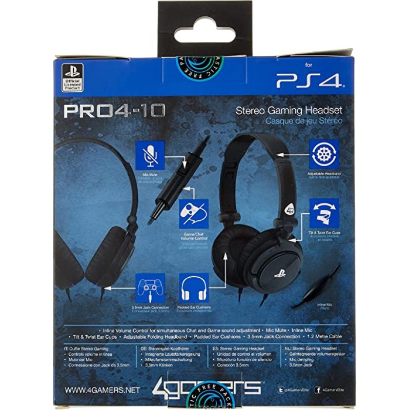 4Gamers Stereo HS Wired PRO410 (PS4)
