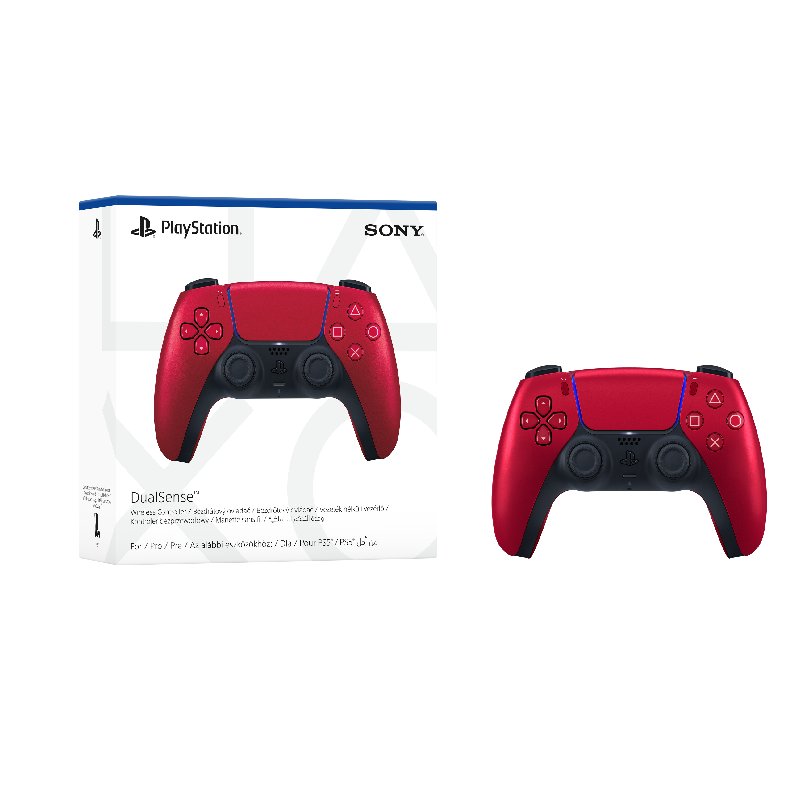 PS5 DualSense Volcanic Red Controller img 1
