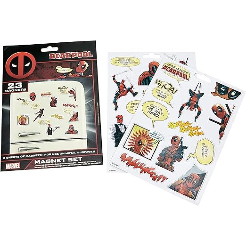 Pyramid Marvel Deadpool Magnet Set