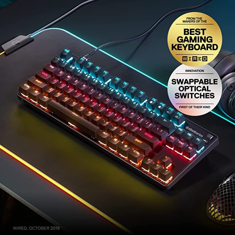 SteelSeries Apex 9 TKL - Mechanical Gaming Keyboa...