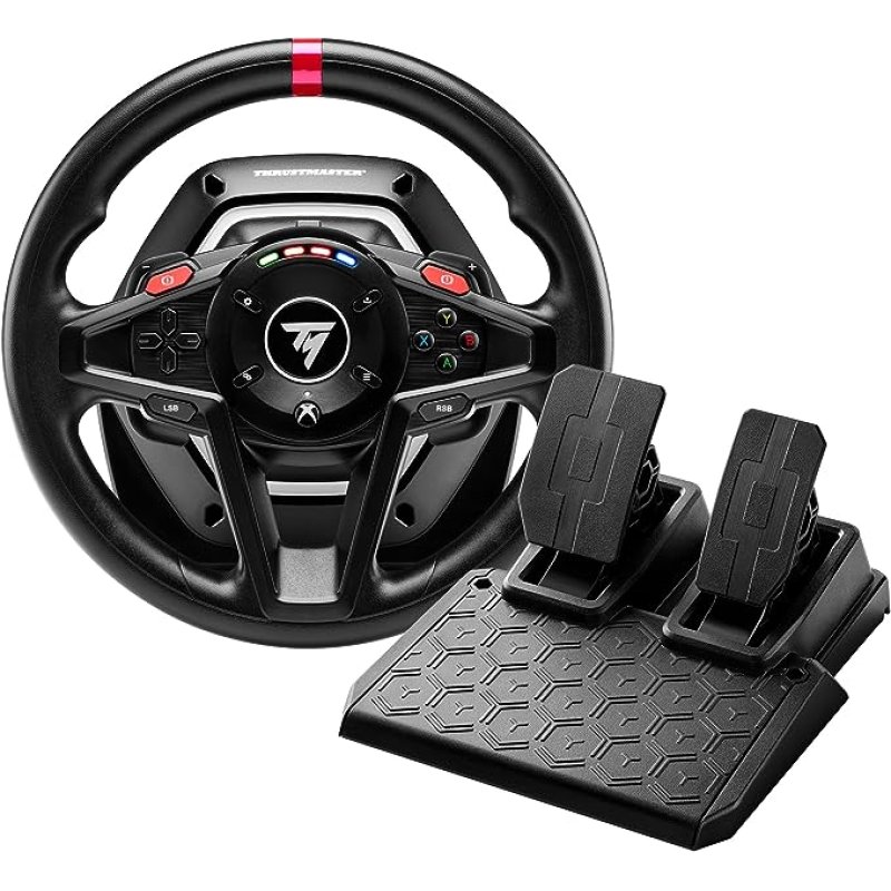 Thrustmaster T128 Racing Wheel And Magnetic Pedals, Xbox Series X|S, Xbox One, Pc
