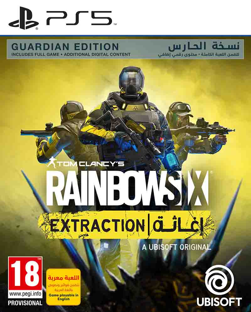 PS5 Tom Clancys Rainbow Six Extraction Guardian Edition PEGI