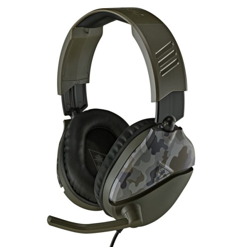 Turtle Beach Recon 70 Wired Gaming Headset, Green Camo
