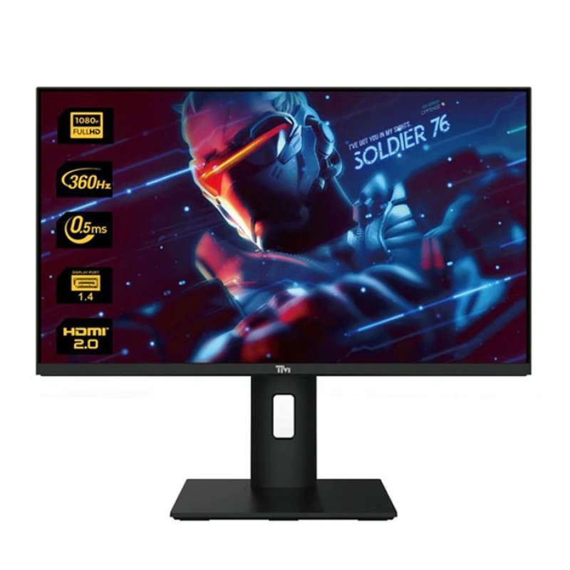 Twisted Minds Gaming Monitor 24.5 FHD 360Hz IPS LED 0.5ms with RGB - Black