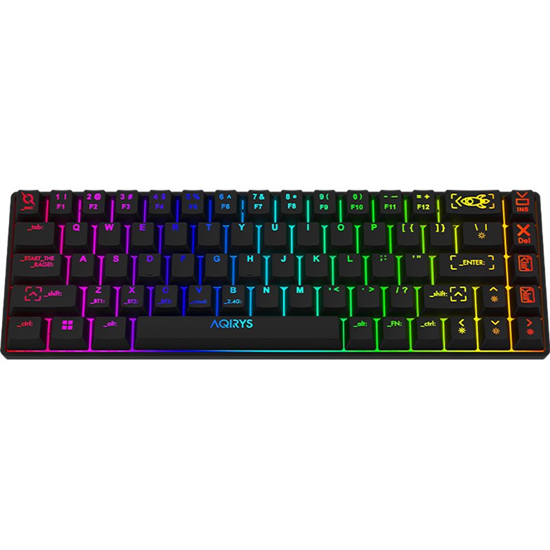 Wireless Mechanical Keyboard Mira 60% Wireless/BT/Wired - Black