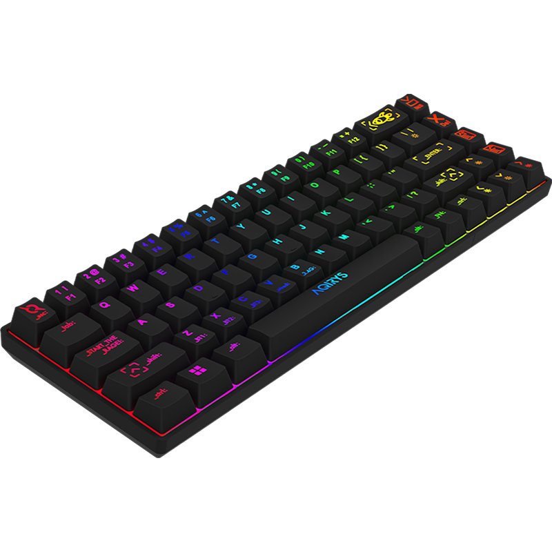 Wireless Mechanical Keyboard Mira 60% Wireless/BT/Wired - Black