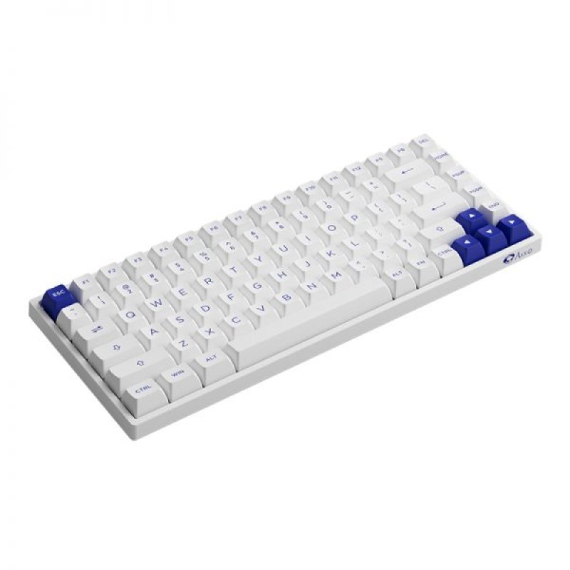 Akko 3084b Plus White & Blue Multi Mode Keyboard-V3 Cream Yellow