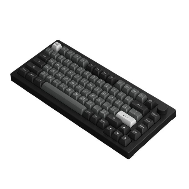 Akko 5075b Plus Black & Silver Multi Mode Rgb Keyboard Cream Blue Pro