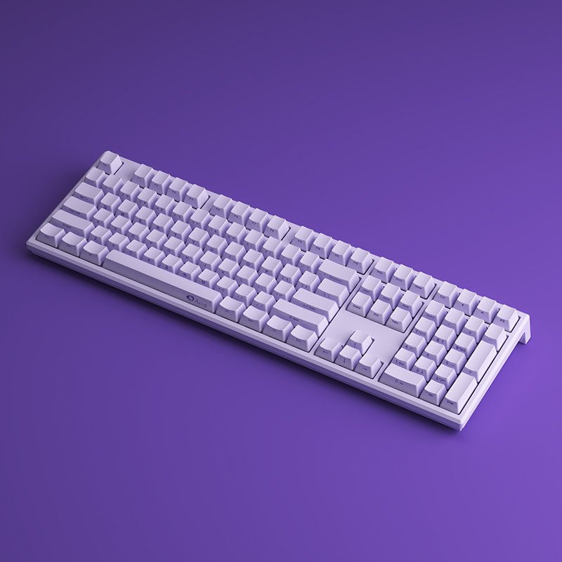 Akko Mg108b Taro Purple Multi-Mode Rgb Hot-Swappable Mechanical Keyboard (V3 Cream Yellow Pro)