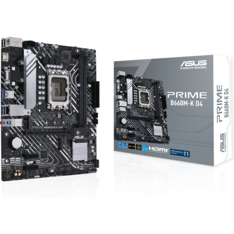 ASUS PRIME B660M-K D4 Intel B660 LGA 1700 MICRO ATX