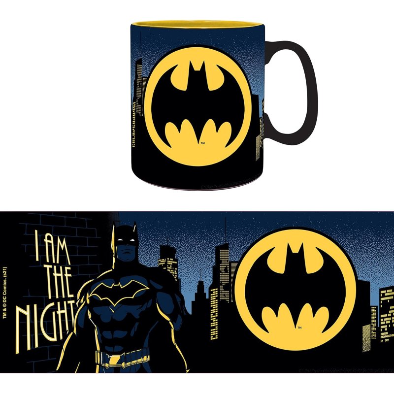 Dc Comics - Mug - 460 Ml - Batman Le Chevalier Noir - BoîTe X2 Abysse