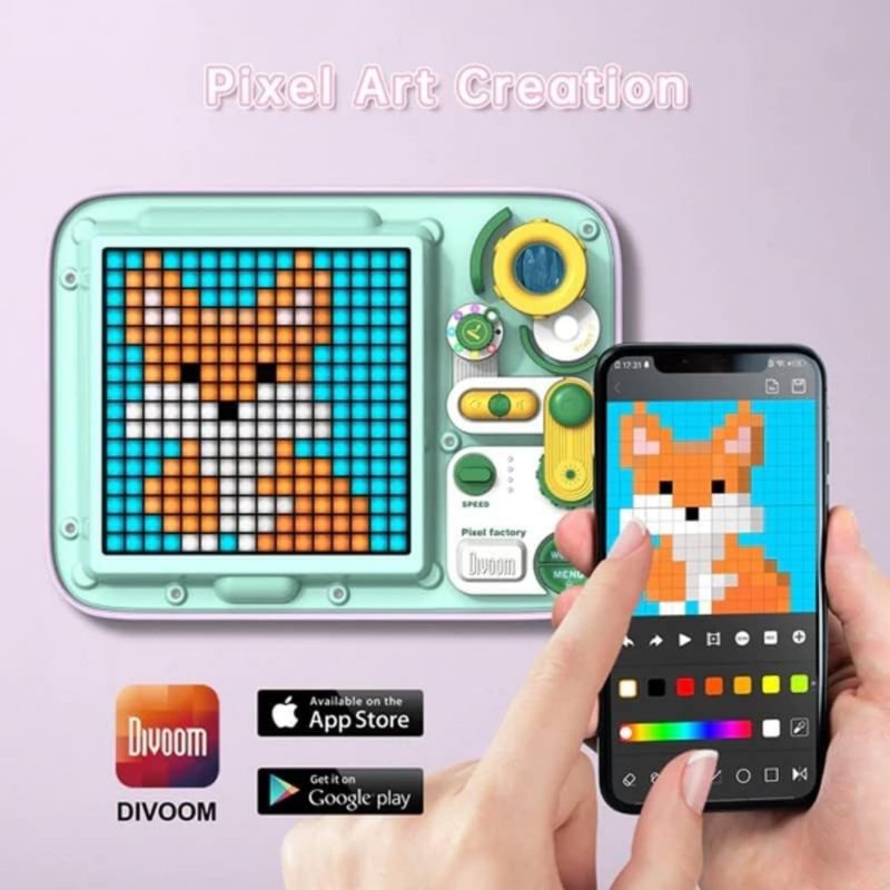 Divoom Pixel Factory DIY Drawing Board Green