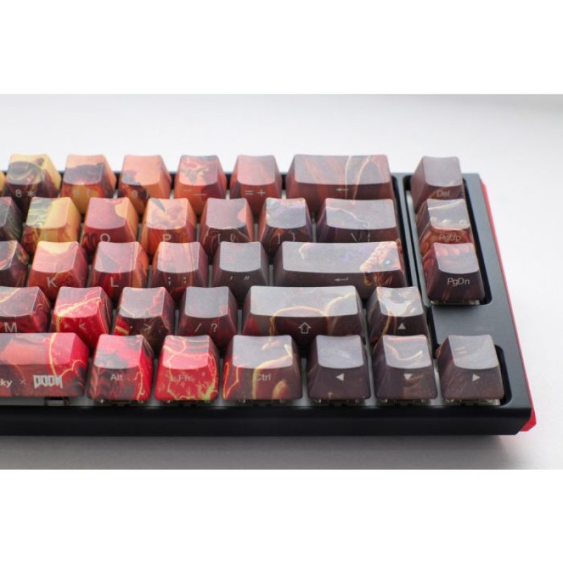 Ducky Keyboard Doom Edition One 3 SF RGB Cherry Speed Silver