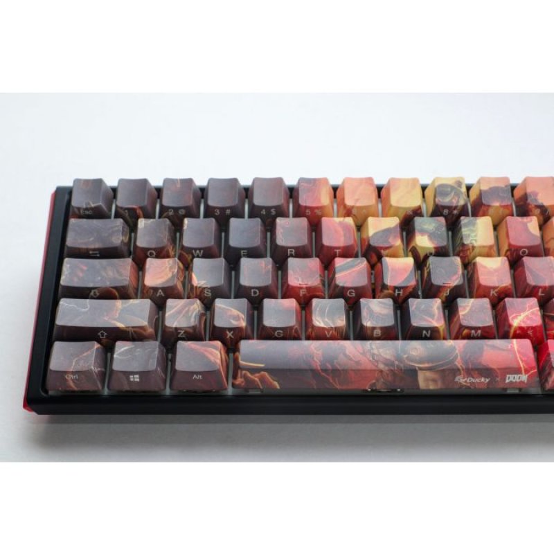 Ducky Keyboard Doom Edition One 3 SF RGB Cherry Speed Silver