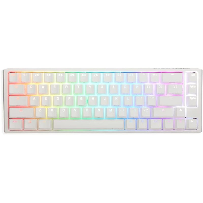 Ducky One 3 Aura White SF Keyboard Red Switch