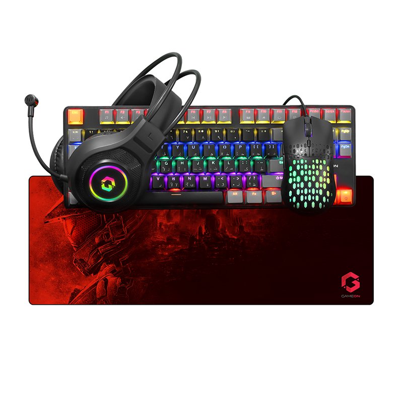 GAMEON VIPER X All-In-One Gaming Bundle (Mechanical Keyboard, Headset, Mouse & Mousepad)