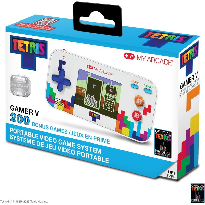 GAMER V CLASSIC TETRIS PORTABLE VIDEO GAME