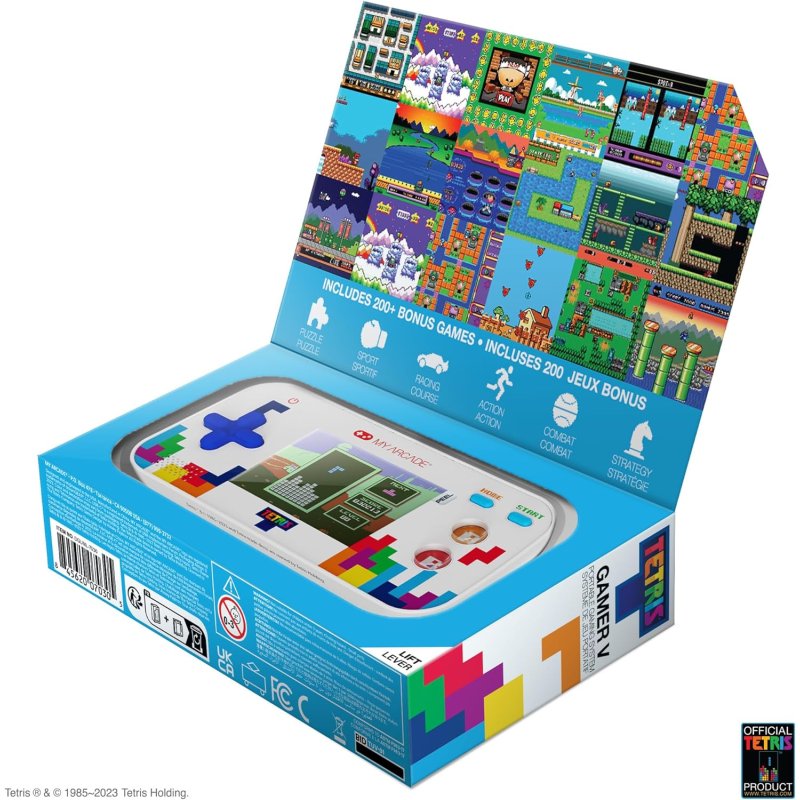 GAMER V CLASSIC TETRIS PORTABLE VIDEO GAME