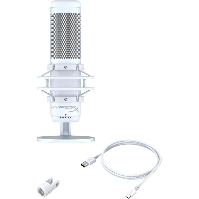 Hyperx Quadcast Usb Wht Microphone