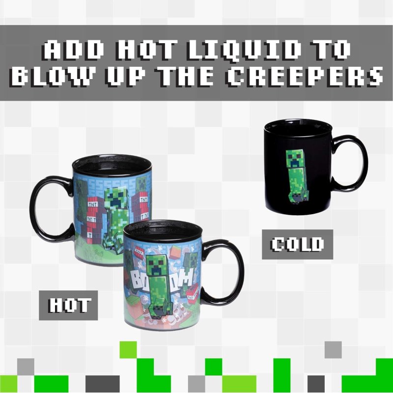 Minecraft Creeper Heat Change Mug 